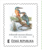 Czech Rep. / My Own Stamps (2014) 0218: ERRORS! Libuse & Jaroslav Knotkovi "Nature Conservation - Trebon (kingfishers)" - Variedades Y Curiosidades