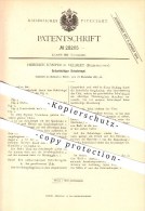 Original Patent - Heinrich Kämper In Velbert , Rheinpreussen , 1883 , Selbsttätiger Schubriegel , Schlosser , Tür !!! - Velbert