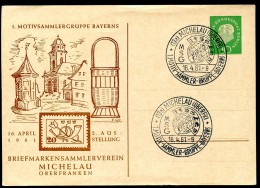 BERLIN PP21 D2/002 Privat-Postkarte STADTBILD MICHELAU Sost. 1961  NGK 15,00 € - Cartes Postales Privées - Oblitérées