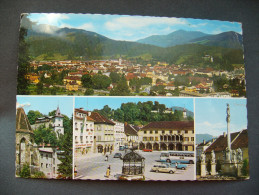 Austria: BRUCK AN DER MUR - Steiermark - Panorama, Eisernen Brunnen, Mariensäule - Posted 1969 - Bruck An Der Mur