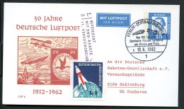 BERLIN PP31 C1/002b Privat-Postkarte ZEPPELIN DOPPELDECKER Sost. 1962  NGK 20,00 € - Cartoline Private - Usati