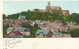 GRUSS    Aus   KONIGSTEIN - Königstein (Sächs. Schw.)