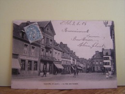 SAINT-POL (PAS DE CALAIS) LES COMMERCES. LES MAGASINS. LA RUE DES CARMES. - Saint Pol Sur Ternoise