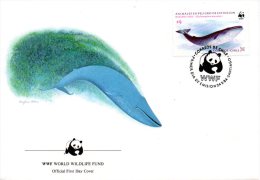 CHILI. N°677 De 1984 Sur Enveloppe 1er Jour. WWF Baleine. - Baleines