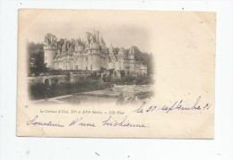 Cp , 37 , Le Château D'USSE , Dos Simple , Voyagée 1901 - Autres & Non Classés