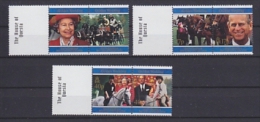 South Georgia 1997 Golden Wedding 6v ** Mnh (20502) - Südgeorgien