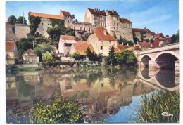 CPM  Pesmes Le Pont Sur L'ognon Et Le Chateau - Pesmes