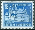 Saarland Mi. 446 Gest. Saarbrücken Rathaus - Gebraucht