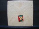 Ern. 4. Enveloppe Du Canada Avec Vignette De 1950 Au Verso - Local, Strike, Seals & Cinderellas