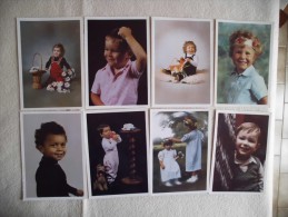 LOT DE 8 CARTES...JEUNES ENFANTS.. - Collections, Lots & Series