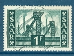 Saarland Mi. 319 + 320 + 322 Bis 324  + 326 Bis 329 Gest. Bergbau Gymnasium Brücken Hauptpostamt - Used Stamps