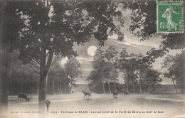 CPA Blain - Le Rond-point De La Forêt Du Gâvre Au Clair De Lune - Blain