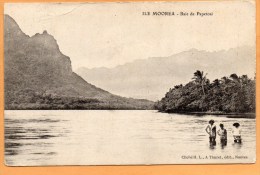 Ile Moorea Baie De Papetoai Tahiti 1905 Postcard - Tahiti