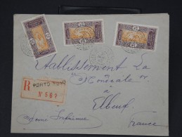 FRANCE - DAHOMEY - Lettre Période Années 1920 - Archives Vers Elboeuf (Loire Atlantique) - A Voir - Lot  5157 - Covers & Documents