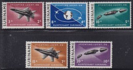 1250(1). Suriname, 1964, Cosmos, MNH (**) Michel 441-445 - Surinam