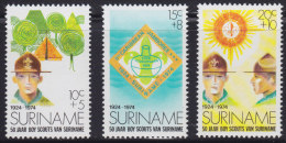 1250(4). Suriname, 1974, 50 Years Of Scouts, MNH (**) - Surinam