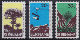 1250(6). Suriname, 1972, MNH (**) Michel 643-645 - Surinam