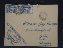 FRANCE - COTE D´IVOIRE - Lettre Période 2eme Guerre Mondial - Archives Vers La Tunisie - A Voir - Lot  5196 - Storia Postale