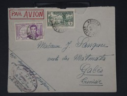 FRANCE - COTE D´IVOIRE - Lettre Période 2eme Guerre Mondial - Archives Vers La Tunisie - A Voir - Lot  5203 - Briefe U. Dokumente