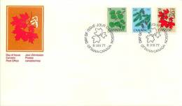 1977 MidValue Definitives  Trees  Sc 717-9 - 1971-1980