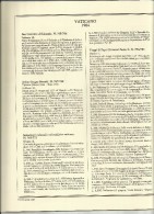 VATICANO VATIKAN VATICAN YEAR ANNATA NUOVA 1984 MNH COMPRESI I FOGLI MARINI - Annate Complete