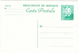 MONACO - 1,80 F - Princes Rainier III Et Albert - Carte Postale - Post Card - Intero Postale - Entier Postal - Postal... - Interi Postali