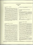 VATICANO VATIKAN VATICAN YEAR ANNATA NUOVA 1985 MNH COMPRESI I FOGLI MARINI - Annate Complete