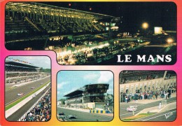 LE MANS (Sarthe) - Divers Aspects De La Célèbre Course Automobile, Multi-vues - Circulé 1994, 2 Scans - Le Mans