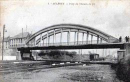 CPA  Aulnoye Pont De Chemin De Fer - Aulnoye