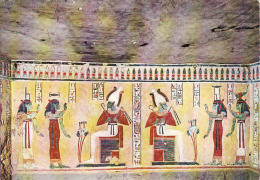 Egypte, Thebes-Louxor, Vallée Des Reines - Peintures Murales Dans Le Tombeau De Khamouast, Circulé Non - Luxor