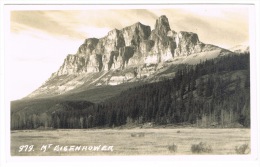 RB 1027 - Byron Harmon Real Photo Postcard - Mt Eisenhower - Alberta Canada Rockies - Altri & Non Classificati