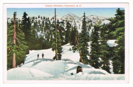RB 1027 - Early Postcard - Skiers On Grouse Mountain - Vancouver Bristh Columbia Canada - Vancouver