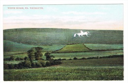 RB 1027 - Early Postcard - White Chalk Horse Near Weymouth Dorset - Weymouth