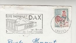 1967 Cover DAX THERMAL SPA BATHS Slogan Hydrotherapy Medicine Health France - Hydrotherapy