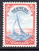 Bermuda GVI 1938-52 2d Blue & Scarlet Definitive, MNH - Bermuda