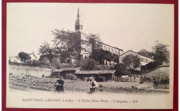 40 Landes St SAINT PAUL LES DAX L' Eglise L'Angelus - Saint Vincent De Tyrosse