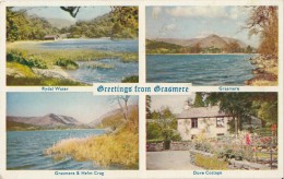 1950 CIRCA GREETINGS FROM GRASMERE - Grasmere