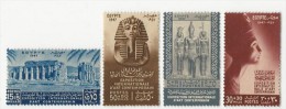 EGYPT Complete MNH Stamp Set 1947 - B8-12 MNH International Expo Of Contemporary Art NEVER HINGED - Exhibition Fine Arts - Neufs