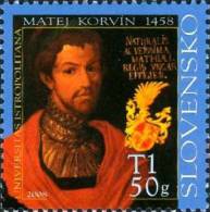 Slovakia 2008 Mi 587 ** Matyas Corvin - Unused Stamps