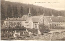 Marche Les Dames L'église Le Couvent Et Le Cimetiere Pinon Vezin 1924 - Namur