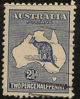 AUSTRALIA 1915 2 1/2d Deep Blue SG 36 U #LT56 - Oblitérés