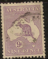 AUSTRALIA 1915 9d Bright Violet SG 39 U #LT77 - Oblitérés