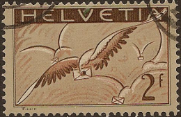 SWITZERLAND 1923 2f Air SG 328a U #LQ252 - Used Stamps