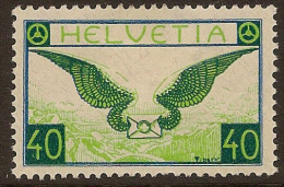 SWITZERLAND 1923 40c Air SG 322 HM #LQ234 - Used Stamps