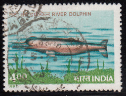 India Used 1991, Endangered Marine Mammals, River Dolphin (sample Image) - Used Stamps