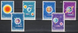 Romania 1981. Planets Set MNH (**) Michel: 3795-3800 / 3.40 EUR - Unused Stamps