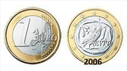 **  1 EURO GRECE 2006 PIECE  NEUVE ** - Grèce