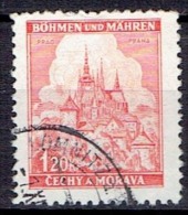 BOHEMIA & MORAVIA # STAMPS FROM YEAR 1939 STANLEY GIBBONS 29 - Usados