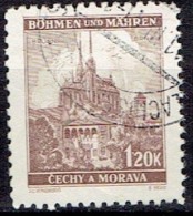 BOHEMIA & MORAVIA # STAMPS FROM YEAR 1940 STANLEY GIBBONS 46 - Usados