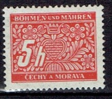 BOHEMIA & MORAVIA # POSTAGE DUE STAMPS FROM YEAR 1939 STANLEY GIBBONS D38 - Otros & Sin Clasificación